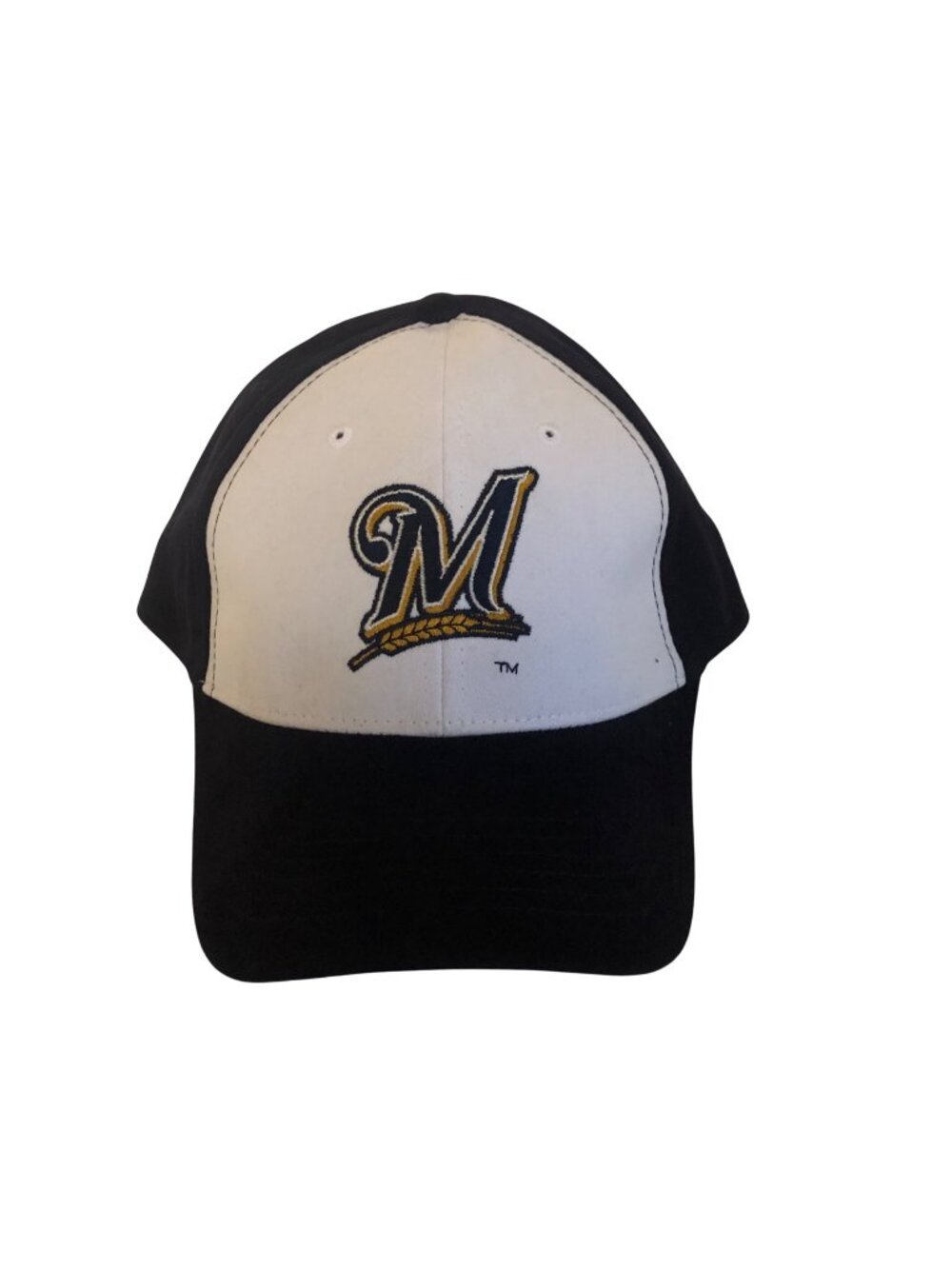 Milwaukee Brewers Kids Club Baseball Cap Navy White Adjustable Trikora USA NEW